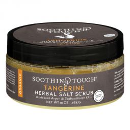 Tangerine Herbal Salt Scrub (Made with Organic Ingredients)