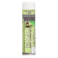Coconut Lime Vegan Lip Balm (Made with Organic Ingredients)
