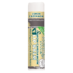 Lemon Cardamom Vegan Lip Balm (Made with Organic Ingredients)