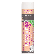 Vanilla Rose Vegan Lip Balm (Made with Organic Ingredients)