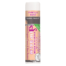 Vanilla Rose Vegan Lip Balm (Made with Organic Ingredients)