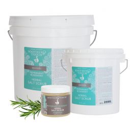 Peppermint Rosemary Herbal Salt Scrub