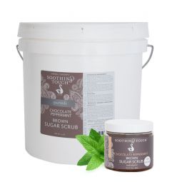 Chocolate Peppermint Brown Sugar Scrub (Made with Organic Ingredients)